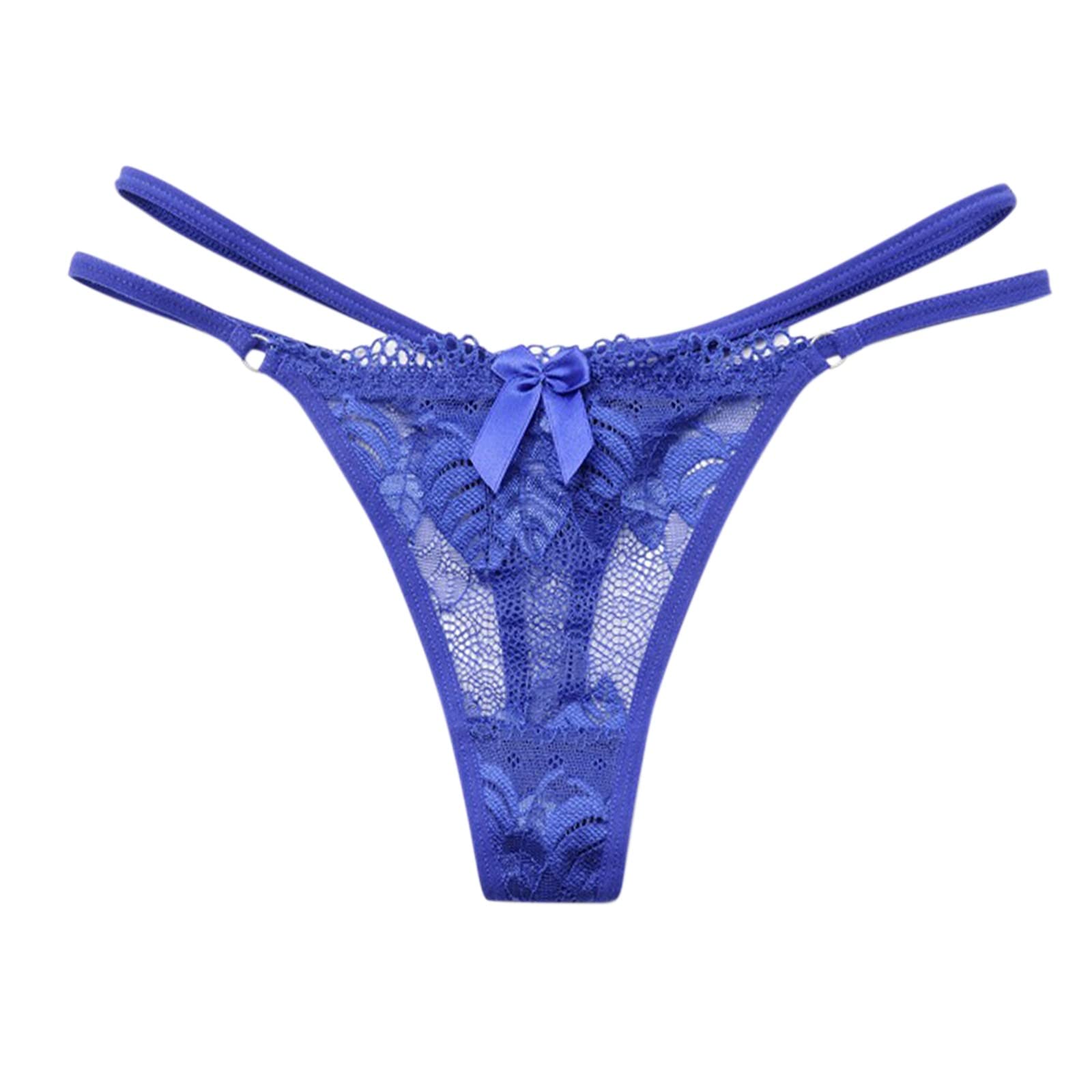 Sheer Lace T-String Thong Panties for Women - Sexy See-Through Low Rise G-String Underwear - Perfect for Date Night, Lingerie Gift & Sensual Occasions
