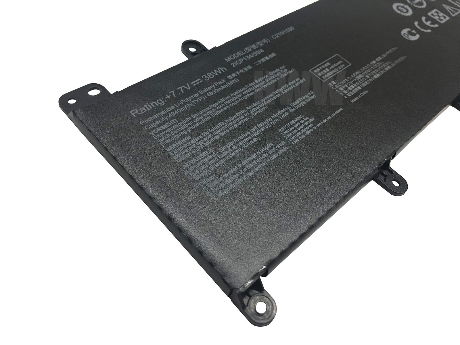 Original ASUS C21N1530 7.6V 38Wh Replacement Battery for Chromebook C202 C202SA C202SA-2A Series - Perfect for School, Work & Travel Laptop Power Needs