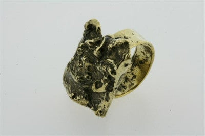 Brass Nugget Ring - Handmade Boho Jewelry for Women - Perfect for Everyday Wear, Parties & Gifts