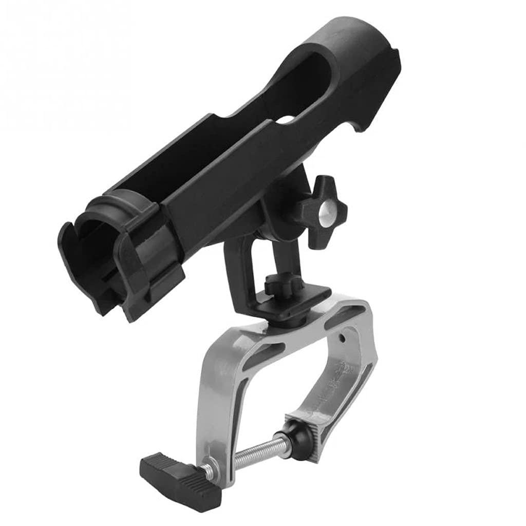 360° Rotatable Boat Fishing Rod Holder - Adjustable Spinning Rod Support for Kayak, Boat & Marine Fishing - Perfect for Saltwater & Freshwater Anglers
