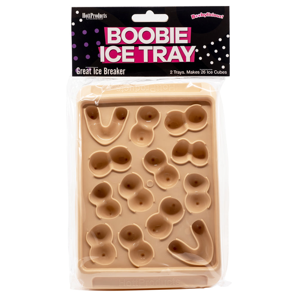 Boobie Ice Tray 2 Pack - Silicone Breast-Shaped Ice Cube Molds for Fun Cocktails & Bachelorette Parties - Perfect for DIY Drinks, Girls Night Out, and Themed Events