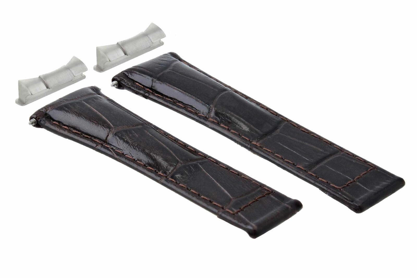 Italian Leather Watch Band for Rolex Daytona - Brown Strap with End Piece | Luxury Replacement