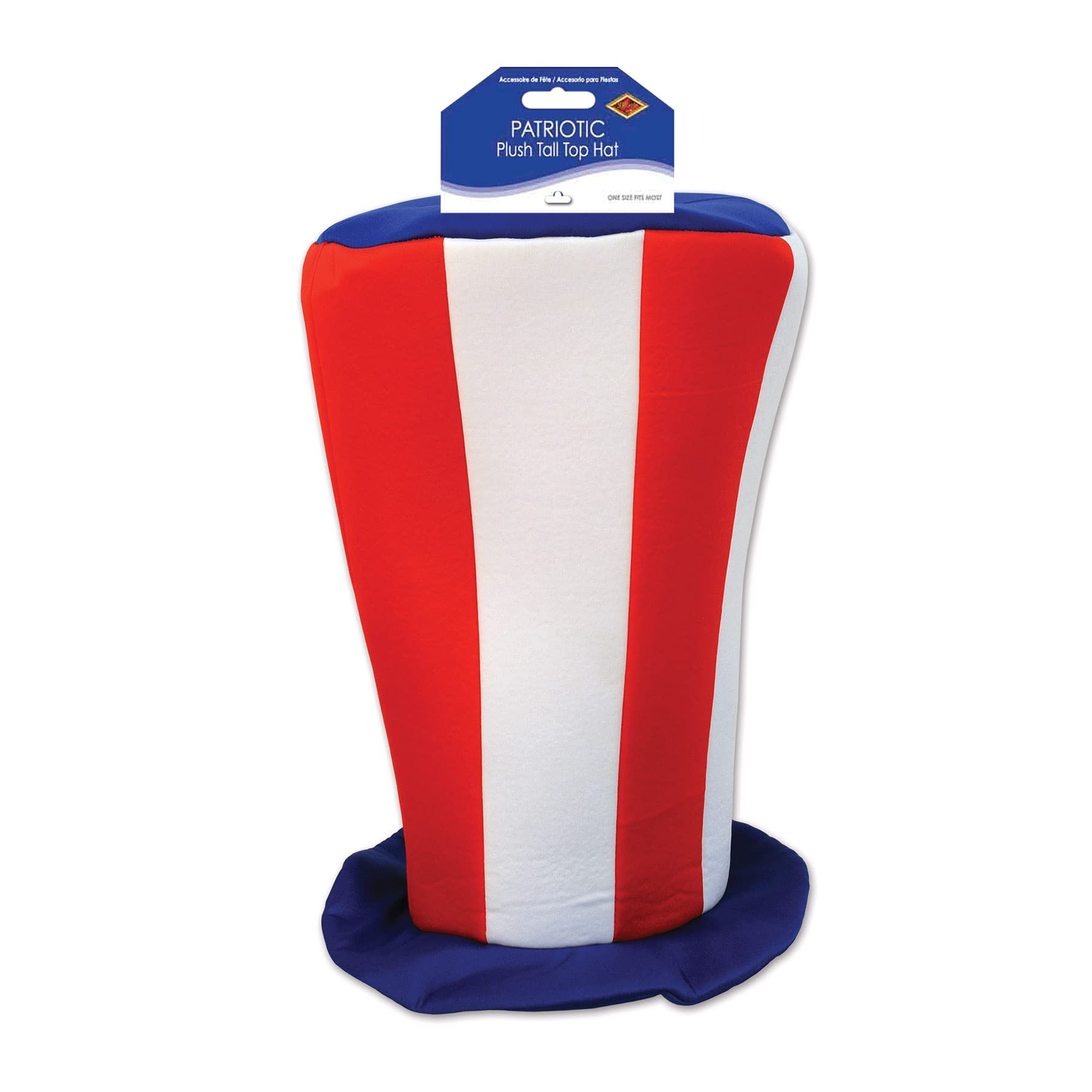 Beistle Plush Hats - Funny American Patriotic Novelty Party Hats for Birthday, Holiday & Theme Parties - Soft Costume Accessories for 4th of July, Christmas & Halloween Celebrations