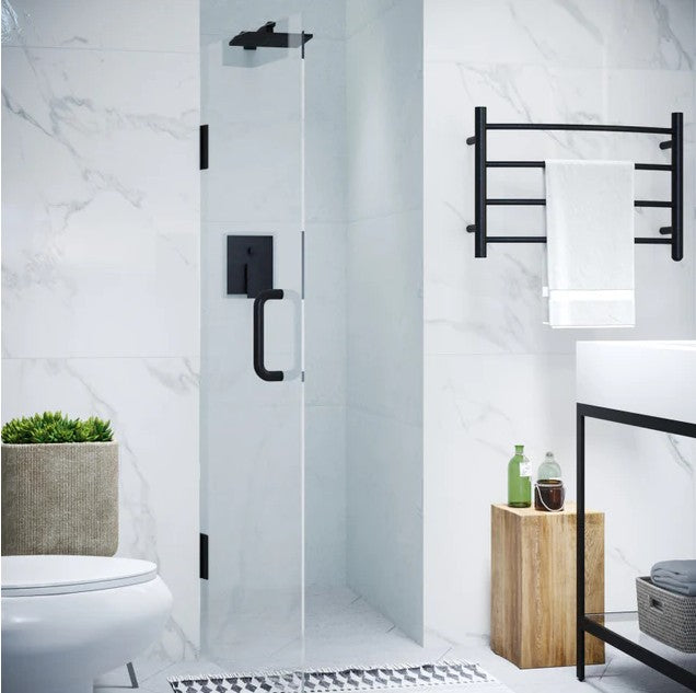 Anzzi SD AZ8075 02MB Passion Frameless Hinged Shower Door - 30