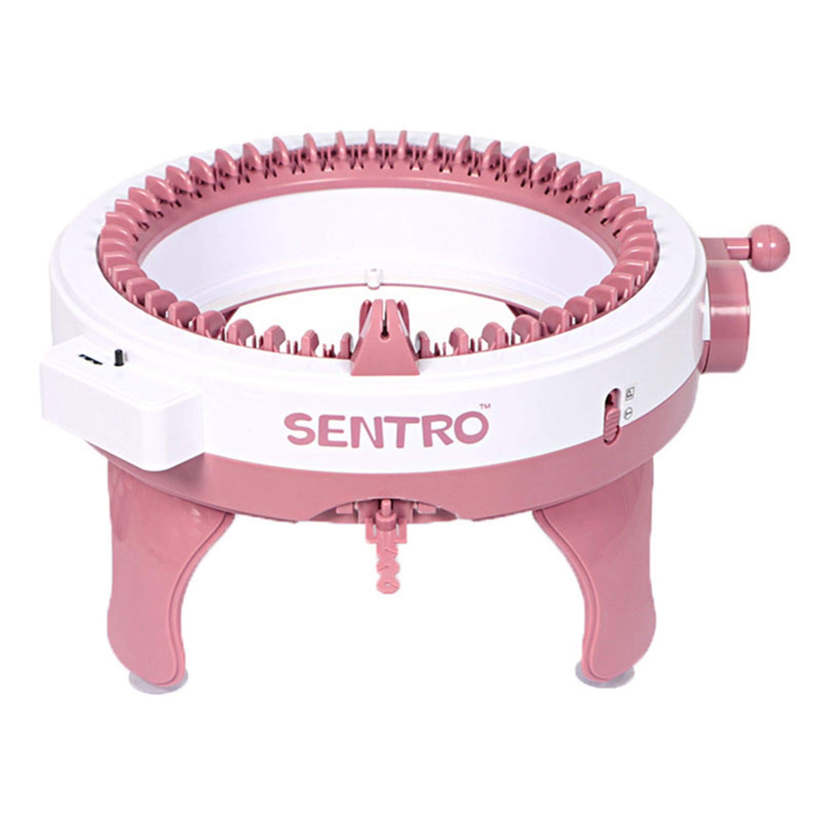 CHQUAN Smart Knitting Machine - Circular Rotary Double Knitting Machine with Knitting Board (22/40/48 Needles) for DIY Socks, Hats, Scarves - Perfect for Home Crafting & Gift Making