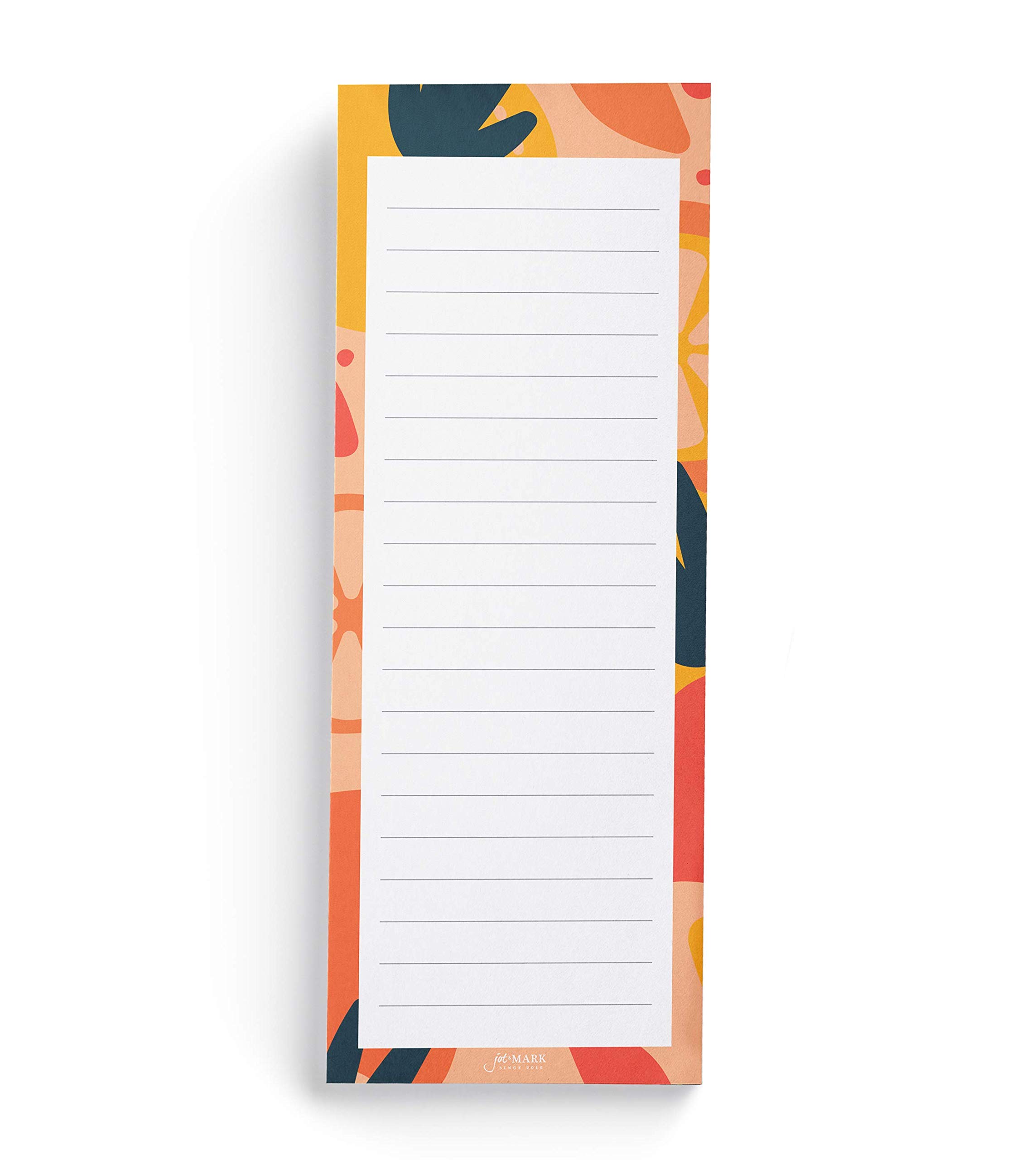 Jot & Mark Shopping List Notepads with Fruit Print - Elegant Grocery & To-Do List Pads (Set of 3) | Perfect for Kitchen Organization, Supermarket Trips & Daily Planning