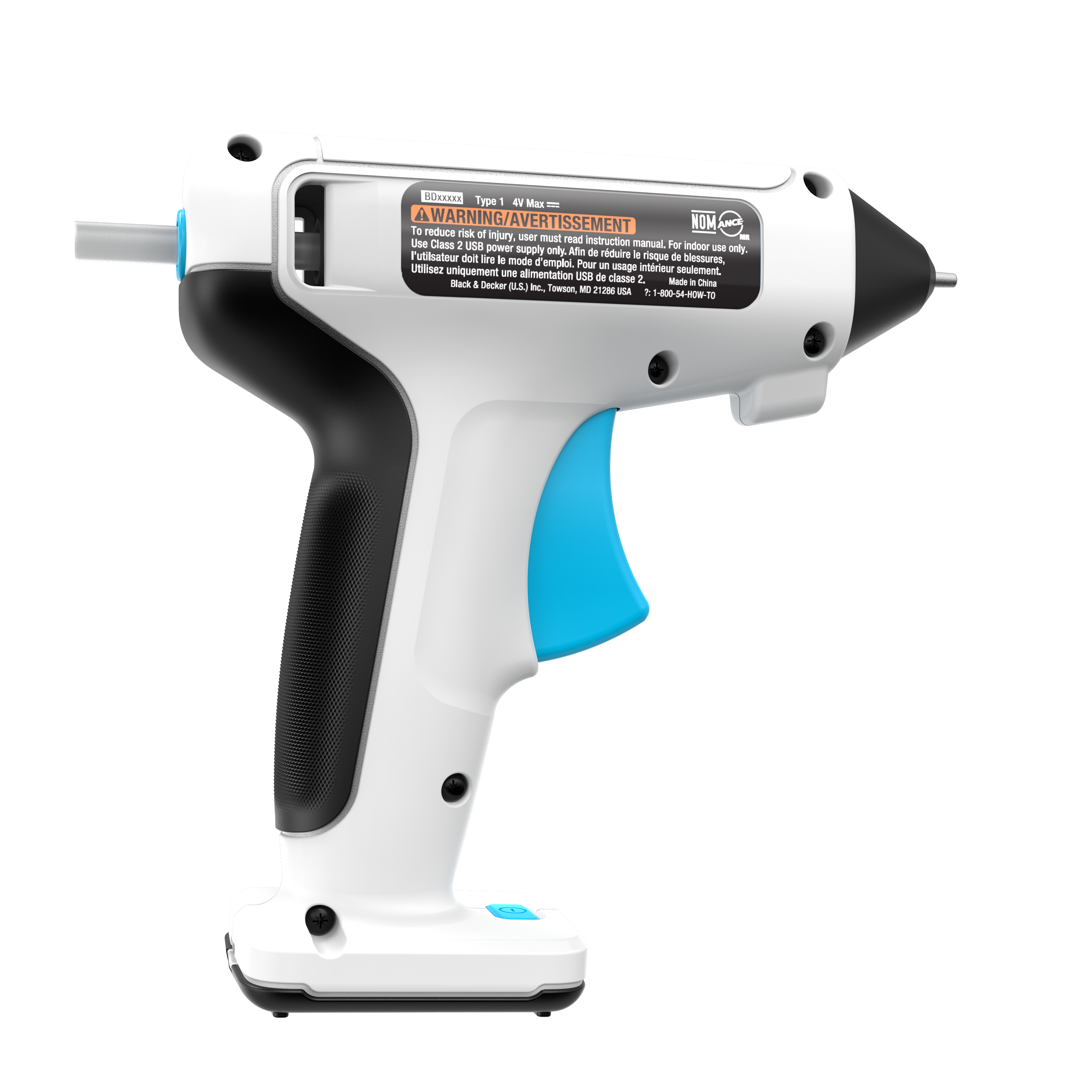 4V MAX Cordless Glue Gun - USB Rechargeable Hot Glue Gun for DIY Crafts, Home Repairs & Arts Projects - Perfect for Scrapbooking, Woodworking & Holiday Decorations