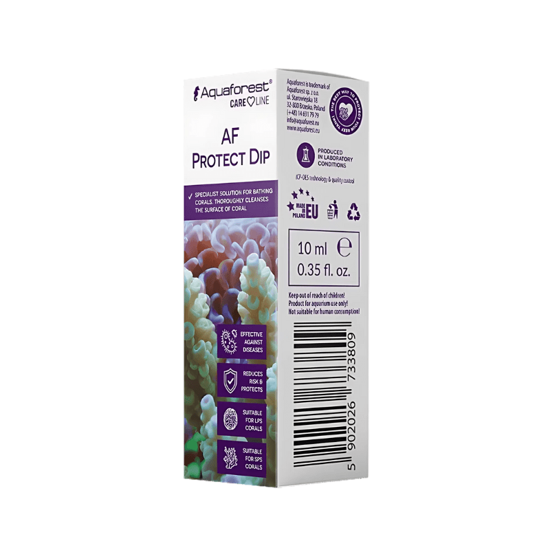Aquaforest Protect Dip 10ml/50ml - Coral Disinfectant Solution for Saltwater Aquariums | Safely Treats Coral Infections & Parasites | Ideal for Reef Tanks, Coral Frags & New Acquisitions