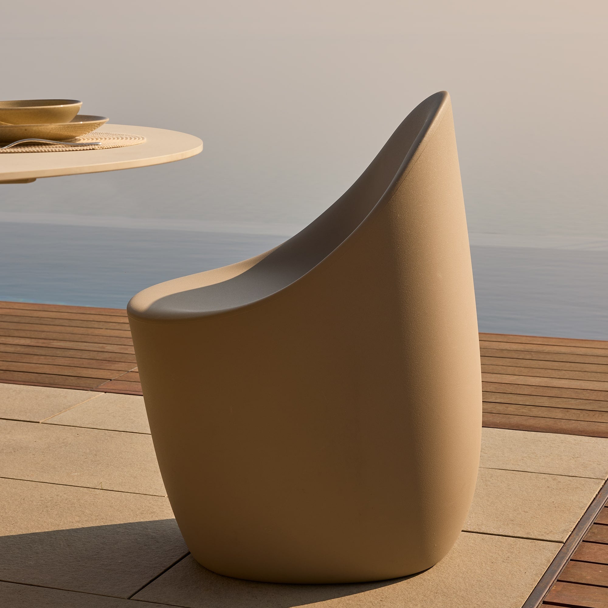 Stylish Qeeboo Cobble Chair - Modern Home & Office Seating for Living Room, Lounge, and Workspace