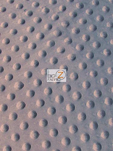 Hug-Z™ Dimple Dot Minky Fabric by The Yard - Soft Baby Blanket Material for DIY Sewing Projects, Nursery Decor & Cozy Clothing (Denim Blue) | Perfect for Baby Blankets, Swaddles, Burp Cloths & Cuddle Toys