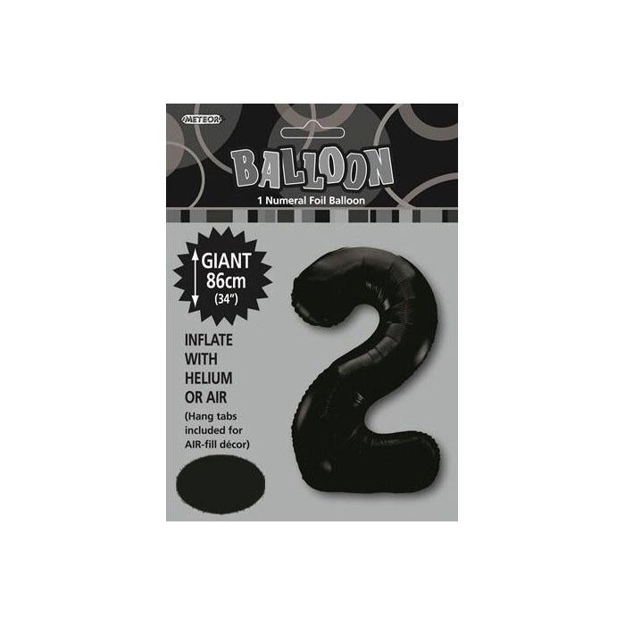 Black Jumbo Number Foils - Large Metallic Stickers for Scrapbooking, DIY Crafts, Party Decorations - Perfect for Birthday, Wedding, and Event Planning
