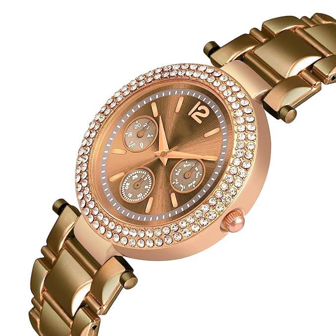 Elegant Women's Dress Watches - Fashion Analog Quartz Watch with Stainless Steel Band for Business, Party & Everyday Wear
