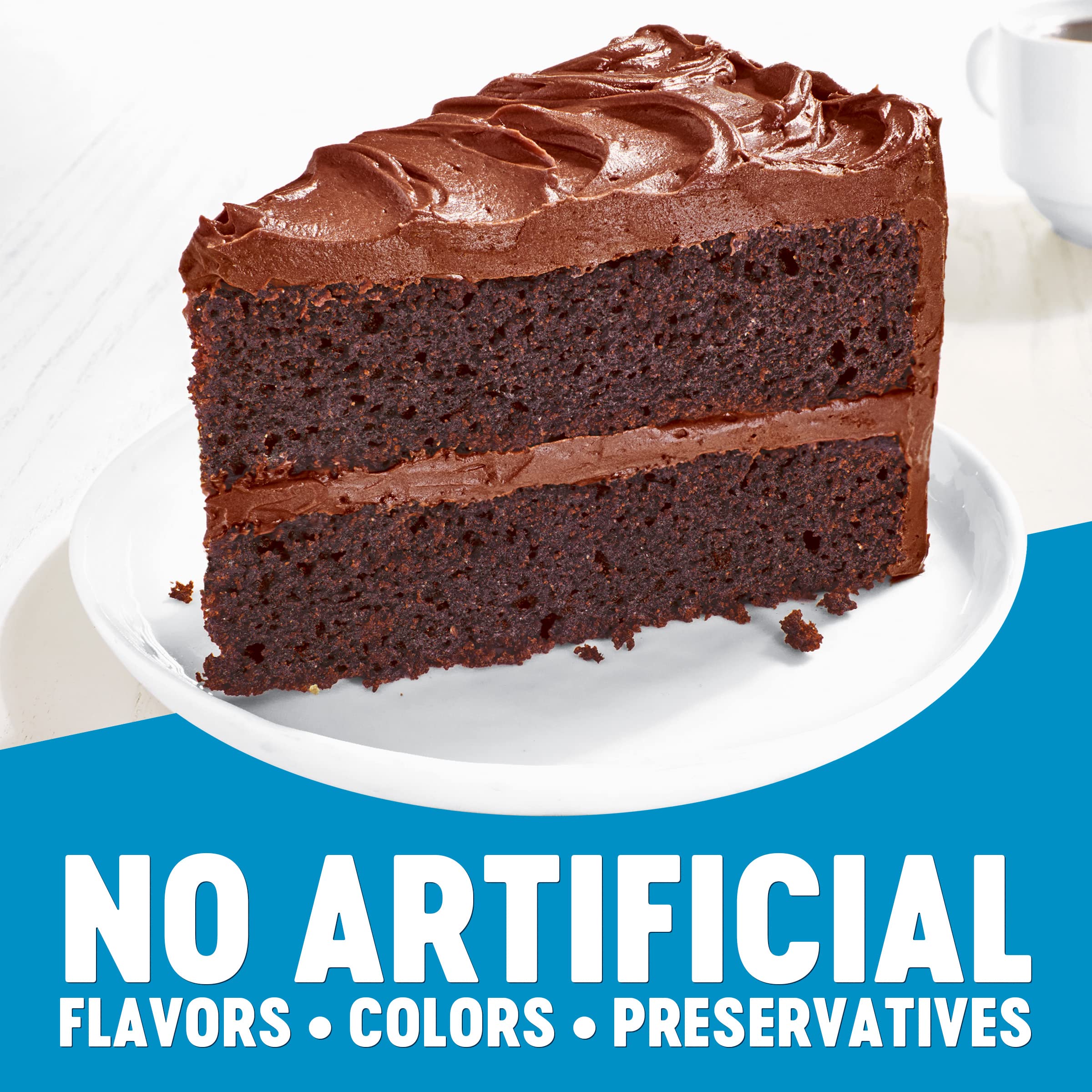 Krusteaz Gluten Free Chocolate Cake Mix - 18oz, No Artificial Flavors, Colors or Preservatives | Easy Baking for Birthdays, Parties & Family Desserts