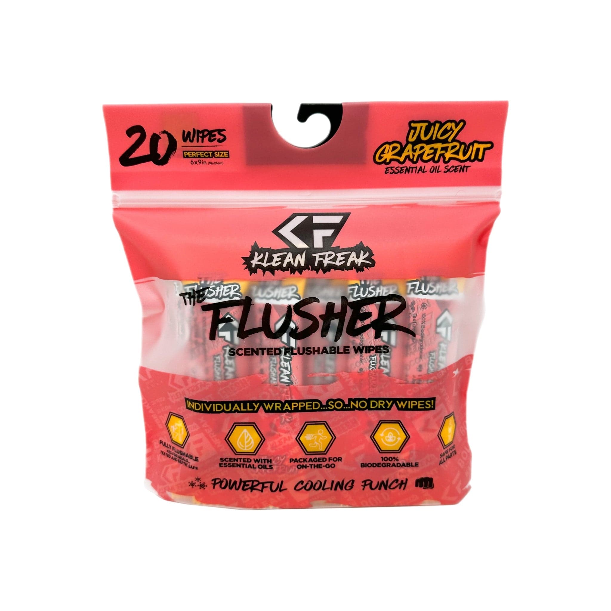 The Flusher 20 Pack - Premium Toilet Bowl Cleaner Tablets for Effortless Cleaning | Ideal for Home, Office & Commercial Use