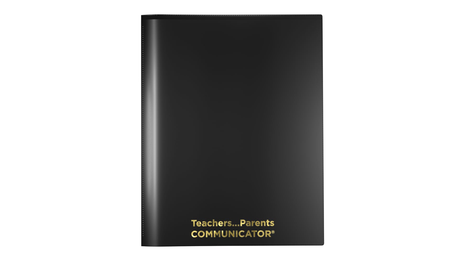 Nicky's Folders® English Communicator - Durable Parent-Teacher Folders (24 Pack, Black) | Tear-Resistant Flexible Plastic with 2 Inside Pockets & 2 Exterior Sleeves | Letter Size Paper Organizer for School, Office & Home Use