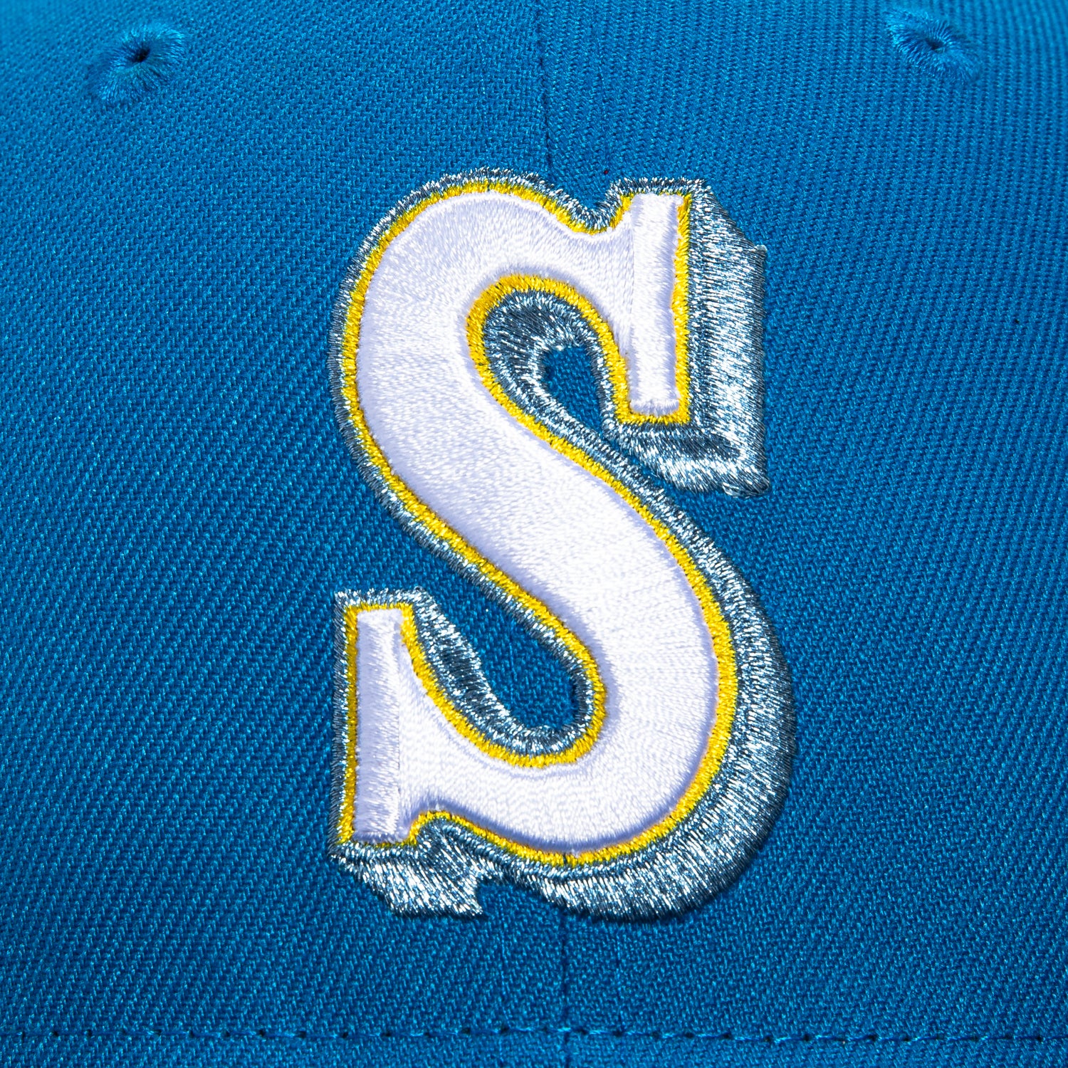 New Era 59Fifty Seattle Mariners 1989 All Star Game Patch Snapback Hat - Neon Blue & Navy Baseball Cap for Men | Vintage MLB Fan Gear, Sports Events & Casual Streetwear