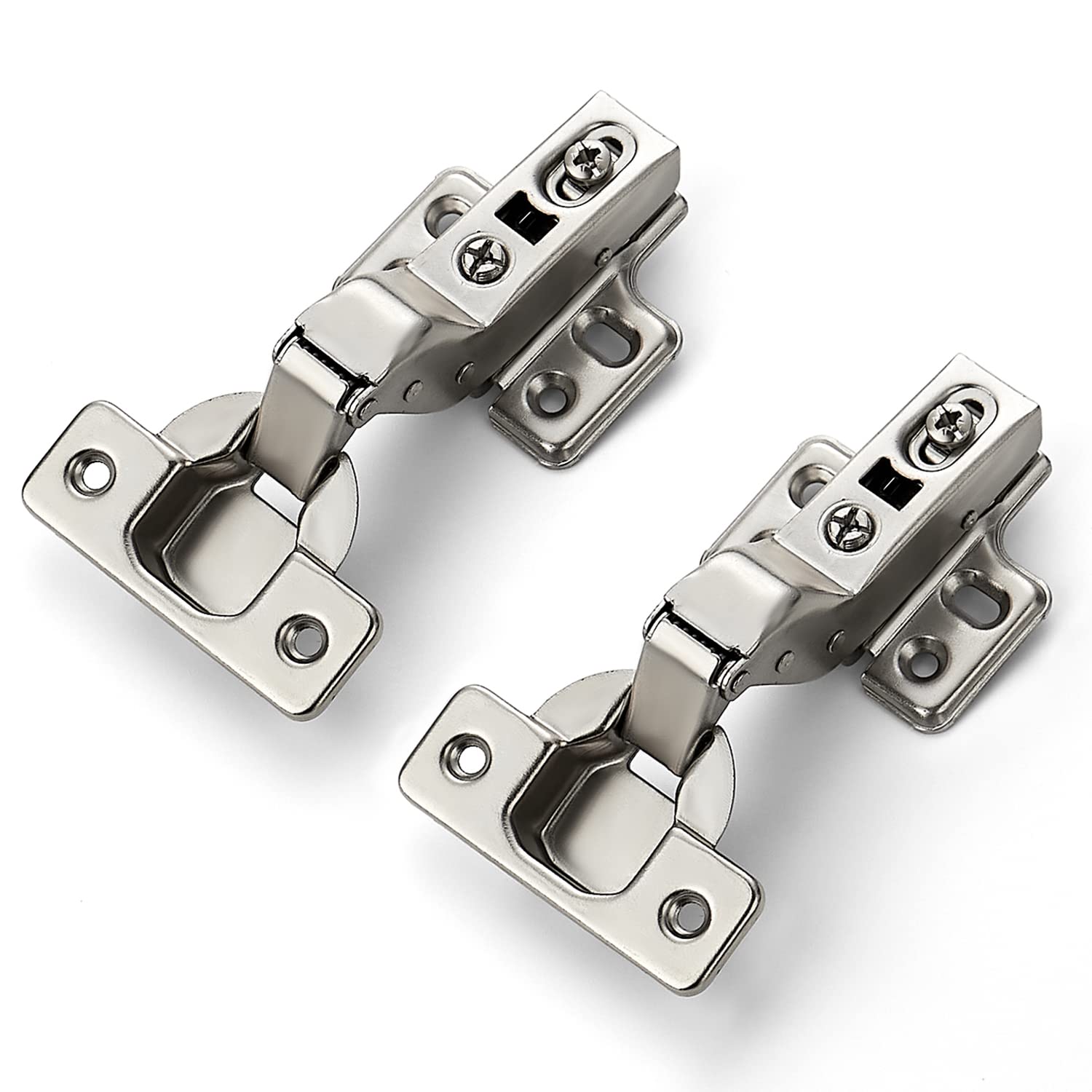 Ravinte 60 Pack 30 Pairs Soft Close Cabinet Hinges - Heavy Duty Frameless Adjustable Concealed Cup Hinges for European Kitchen Cabinets (Perfect for DIY Cabinet Installation & Door Repair)
