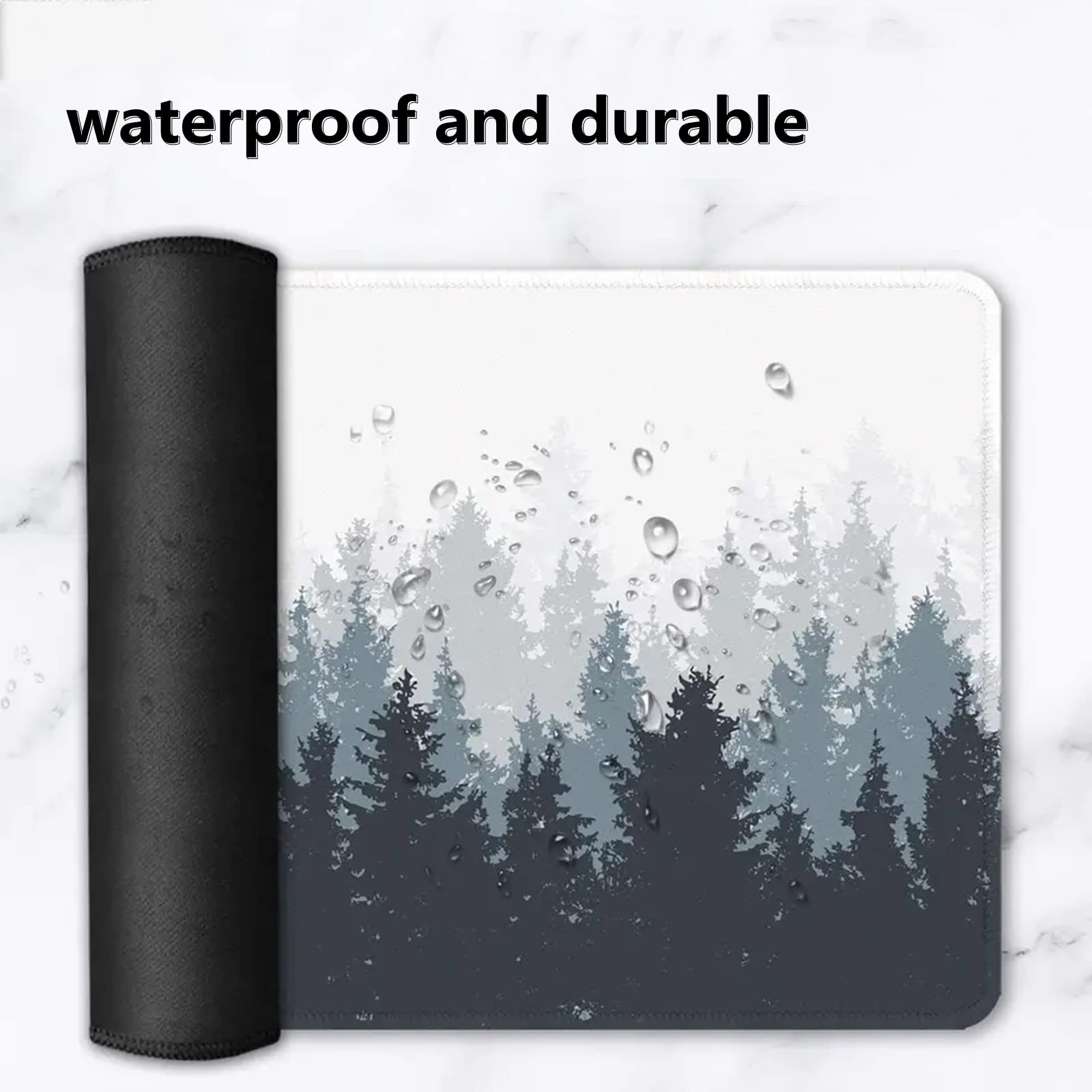 TEKXDD XXL Gaming Mouse Pad - 800mm x 400mm Extended Mouse Mat with Non-Slip Rubber Base for PC, Laptop & Office - Perfect for Gamers & Professionals (Forest Green) | Ideal for Esports, Work & Home Office Setup
