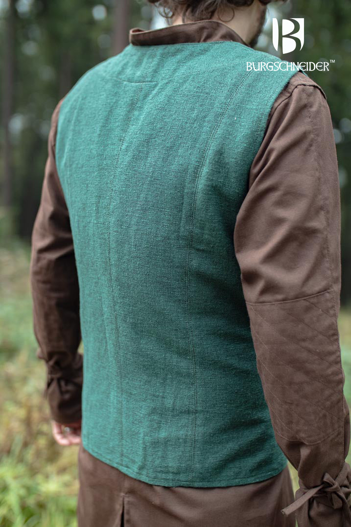 Men's Green Maron Vest - Lightweight Outdoor Hiking & Casual Wear for Adventure & Everyday Use