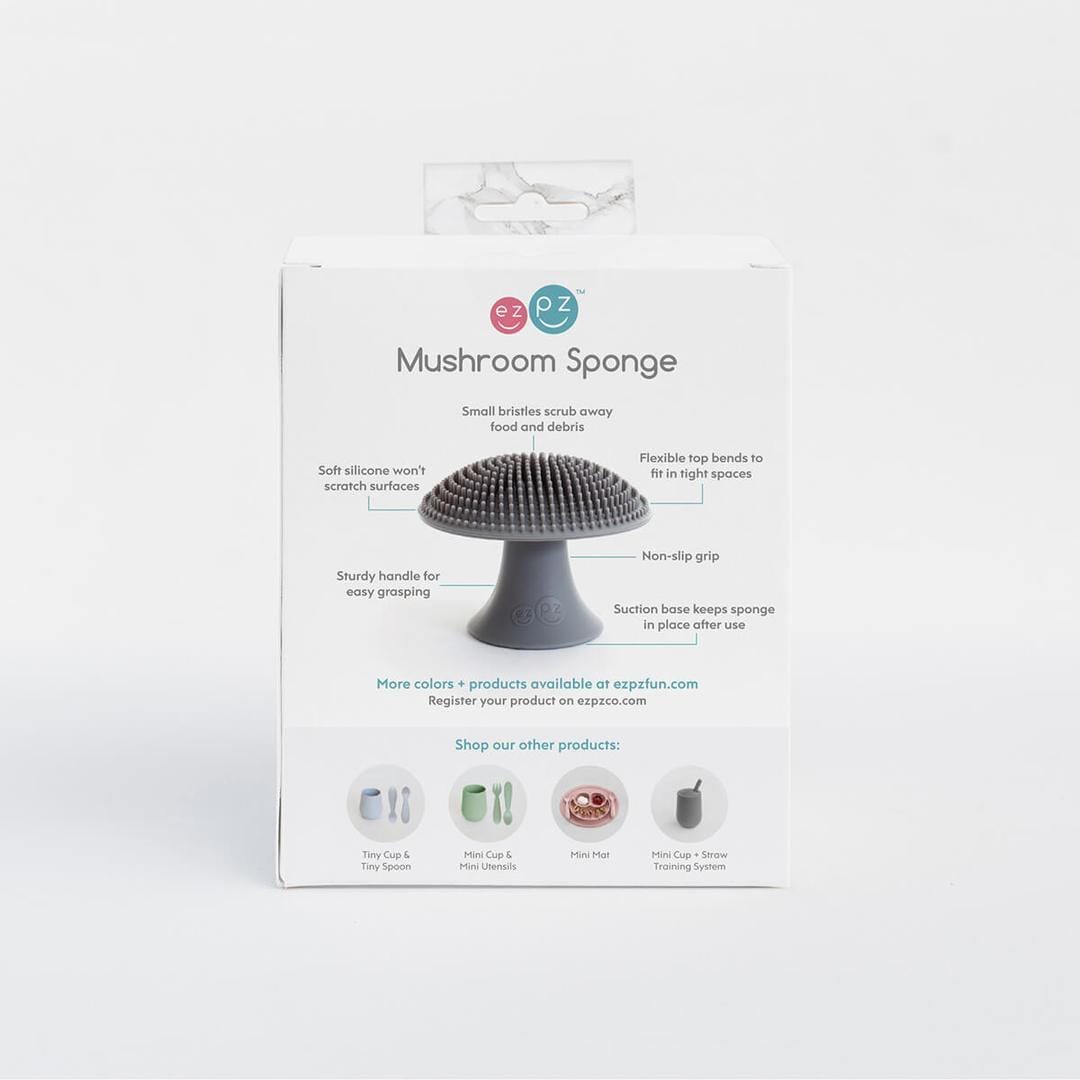 EZPZ Mushroom Sponge - Non-Scratch Cleaning Sponge for Kitchen, Dishes & Cookware - Perfect for Stainless Steel, Glass & Non-Stick Pans - Eco-Friendly & Durable Scrub Sponge for Home & Restaurant Use