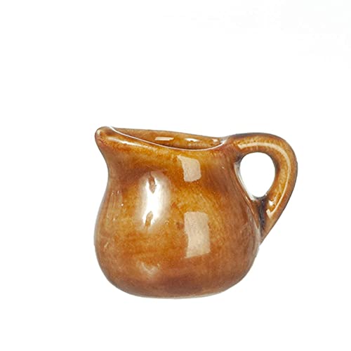 Mini Ceramic Pitcher for Dollhouse - Handcrafted Decor for Miniature Scenes