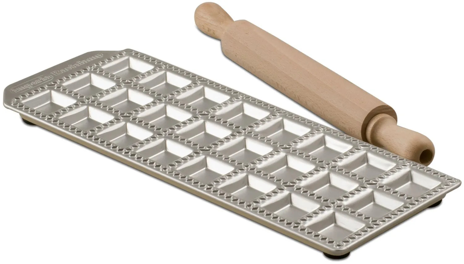 Square Ravioli Maker with 24 Forms - Perfect for Homemade Pasta, Italian Cooking, and Gourmet Meals