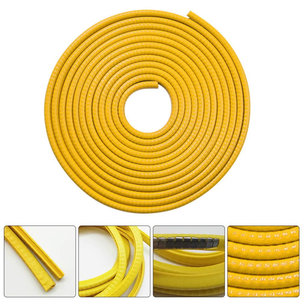 Garneck U-Shaped Rubber Car Door Edge Guards - 10M Auto Vehicle Door Edge Protector Seal Strips for Scratch Prevention & Paint Protection | Perfect for Parking Lots, Garages & Tight Spaces