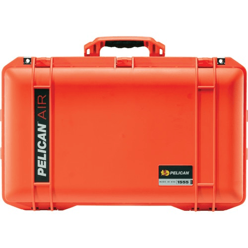 Pelican Carry On Case with Pick N Pluck Foam - Orange Waterproof Hard Shell Travel Case for Camera, Drone & Electronics - Perfect for Air Travel, Outdoor Adventures & Equipment Protection