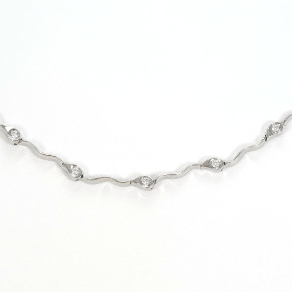 18K White Gold Diamond Necklace for Women - Elegant Dainty Pendant Jewelry Gift for Anniversary, Birthday & Valentine's Day | Perfect for Weddings, Parties & Special Occasions