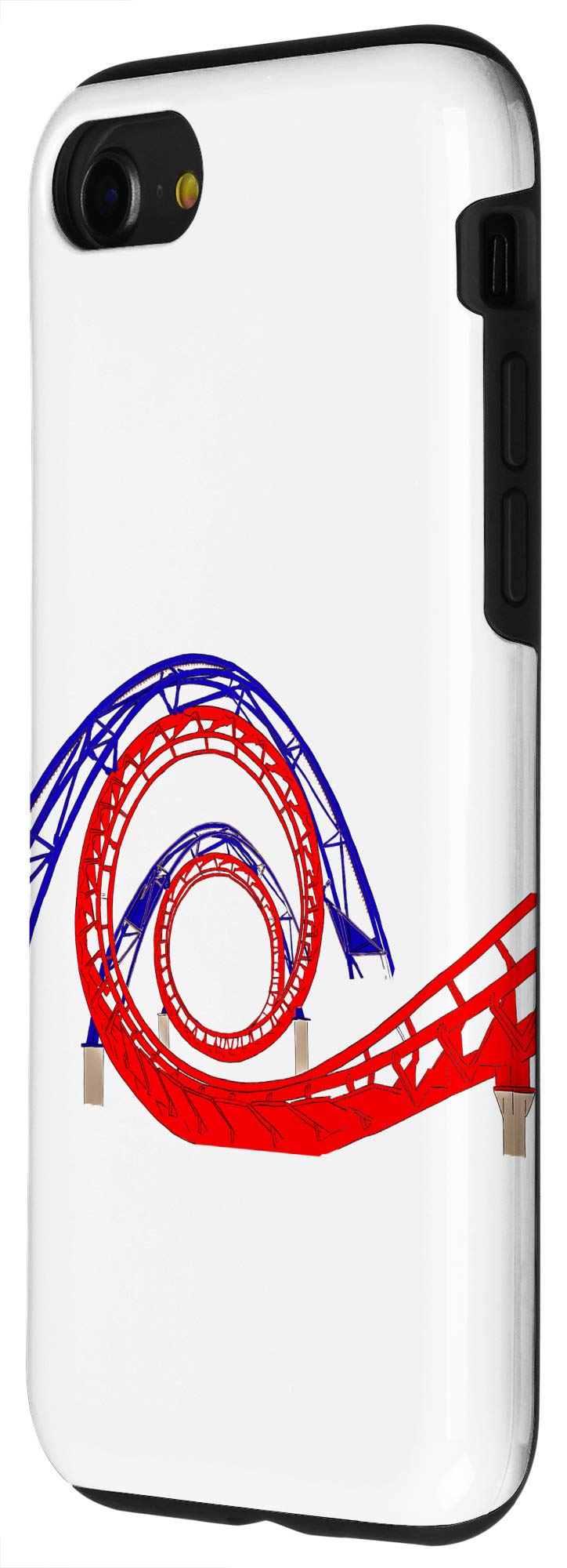 iPhone SE (2020) / 7 / 8 Shockproof Roller Coaster Design Phone Case - Durable Protection for Outdoor Adventures & Extreme Sports
