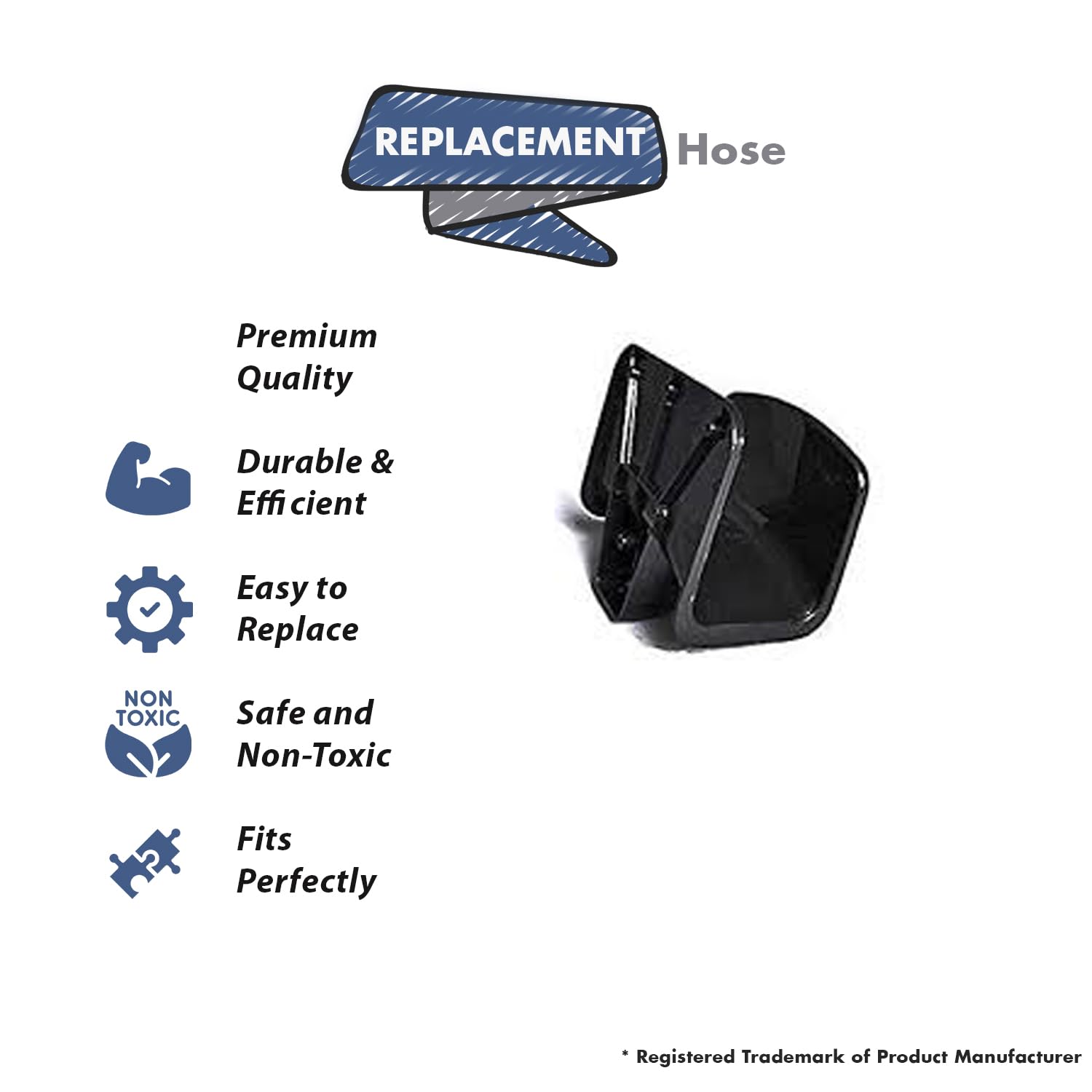 Universal Vacuum Hose Hanger - Replacement for Central Vacuums - Home Cleaning