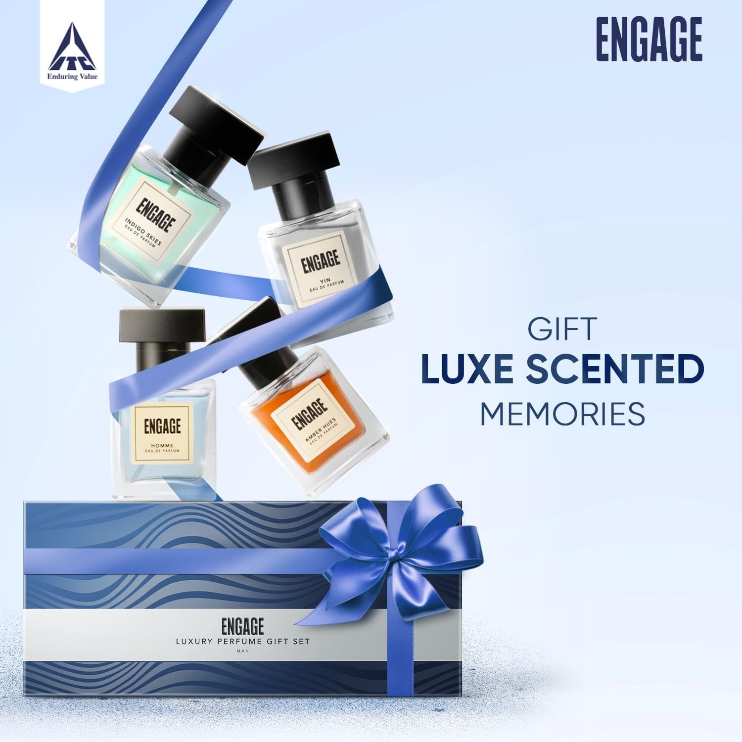Premium Men's Perfume Gift Set - 100ml Long Lasting Eau De Parfum & 4x25ml Travel Size Fragrances | Luxury Cologne for Him | Perfect for Birthdays, Anniversaries & Business Gifts