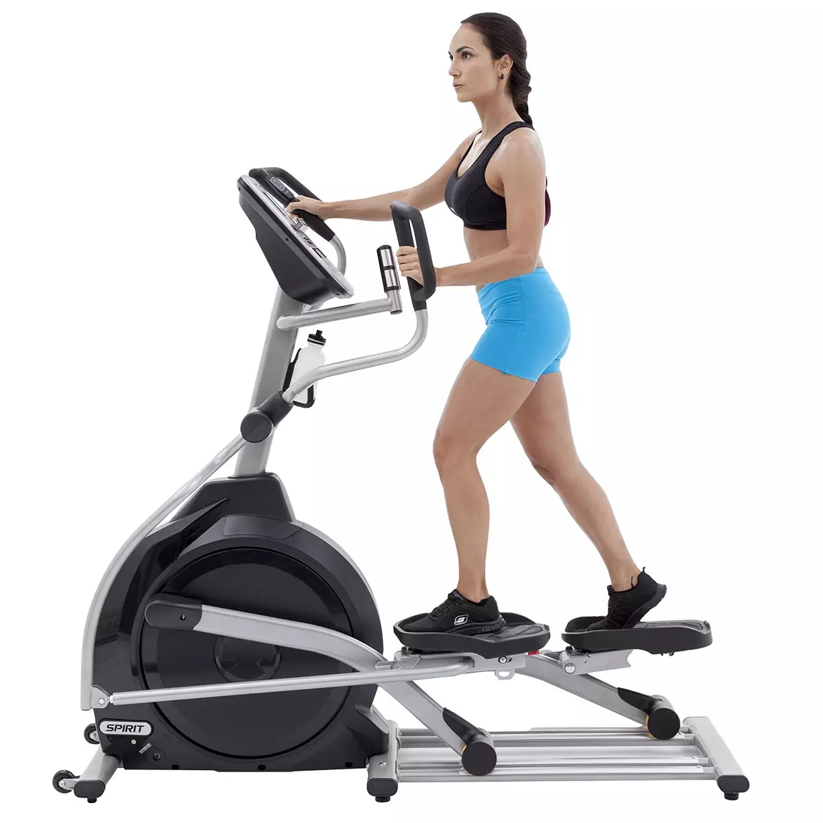 Spirit XE295 Elliptical Machine - Low Impact Cardio Trainer for Home Gym, Full Body Workout Equipment with LCD Monitor | Perfect for Small Spaces & Apartment Fitness