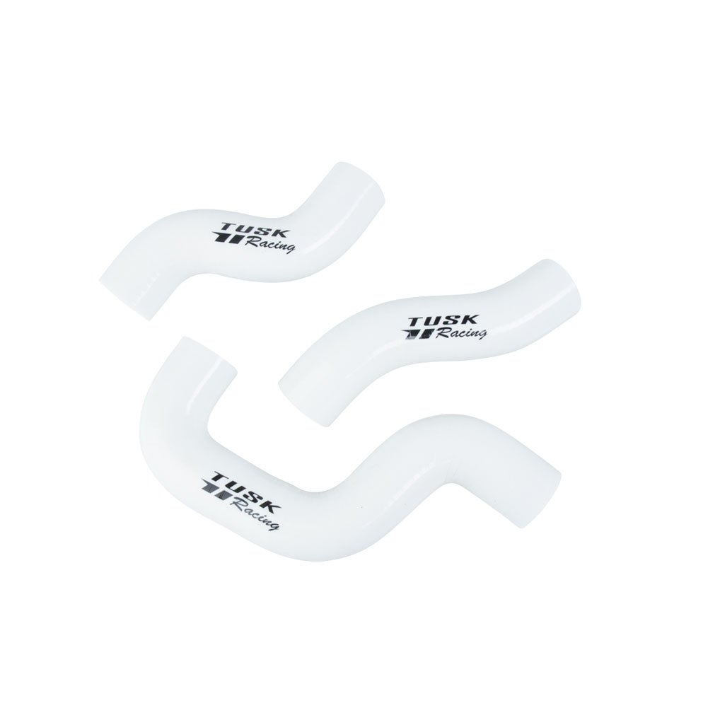 Tusk Radiator Hose Kit - High-Performance White Coolant Hose for Motorcycles & ATVs - Perfect for Off-Roading, Racing & Extreme Conditions