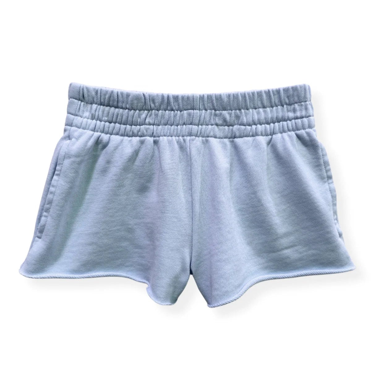 Katie J Tristan Shorts in Baby Blue | Women's High Waisted Denim Shorts for Summer | Perfect for Beach, Casual Outings & Vacation