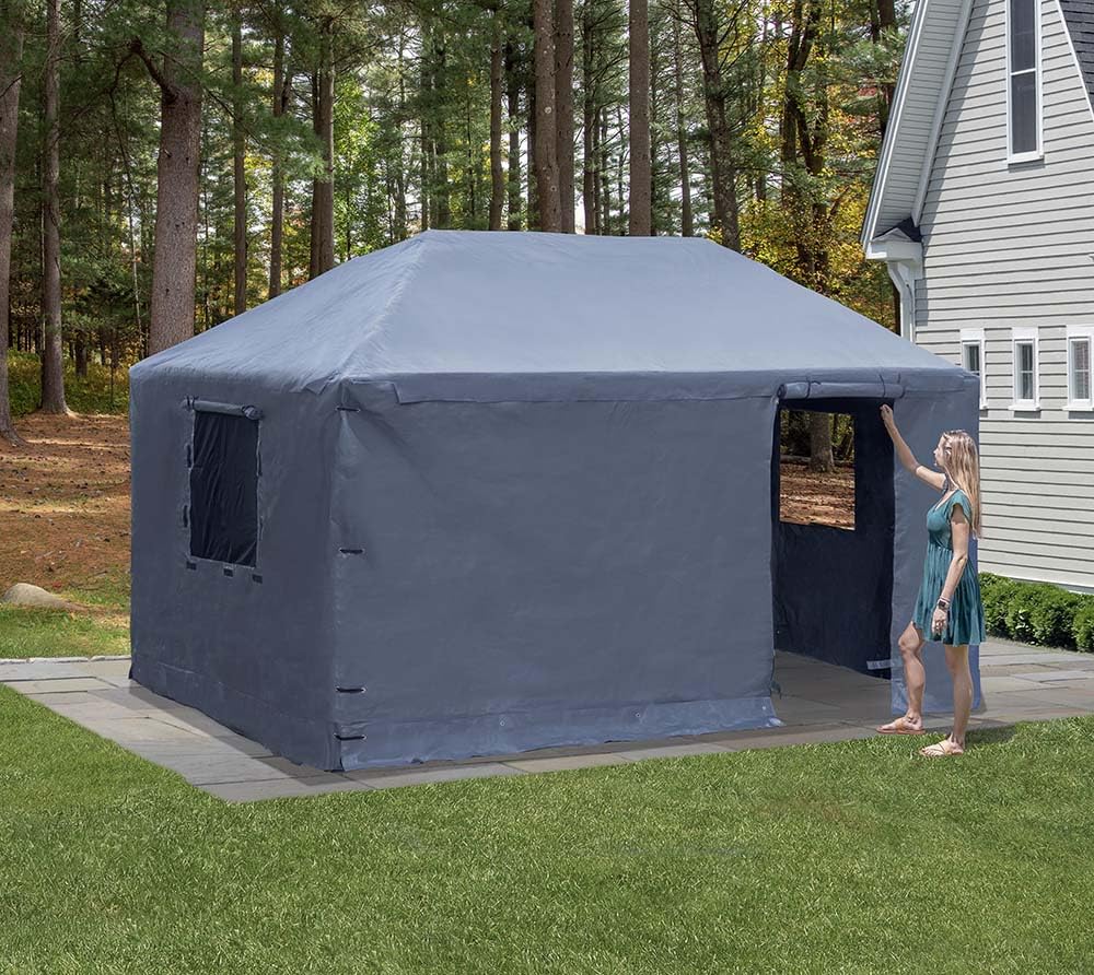 Sojag 12' x 16' Universal Winter Cover for Gazebos & Outdoor Sun Shelters - Waterproof Protection for Patio, Garden, and Backyard Use