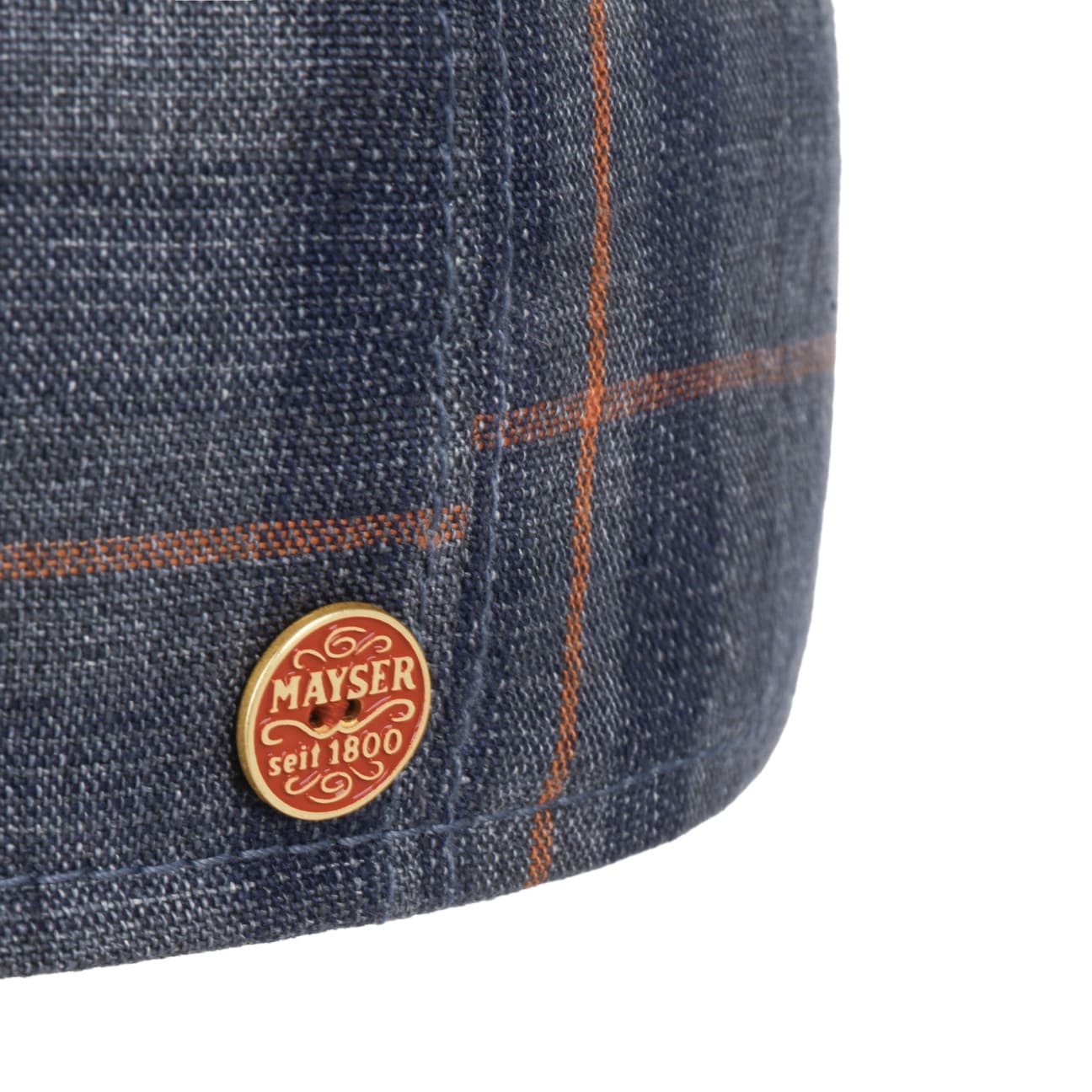 Mayser Paddy Kampen Linen Flat Cap - Classic Irish Style Summer Hat for Men | Perfect for Outdoor Activities, Golf, Fishing & Casual Wear
