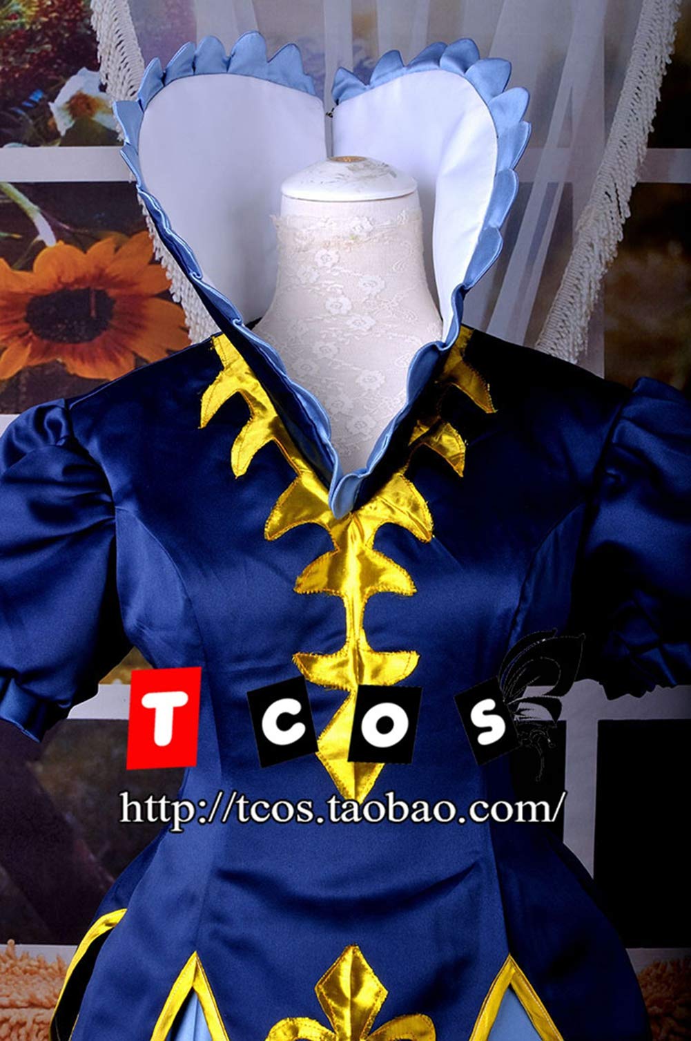 Anime Juvia Lockser Cosplay Costume - Fairy Tail Blue Hair Wig & Dress Set for Halloween, Christmas Parties, Conventions, and Cosplay Performances