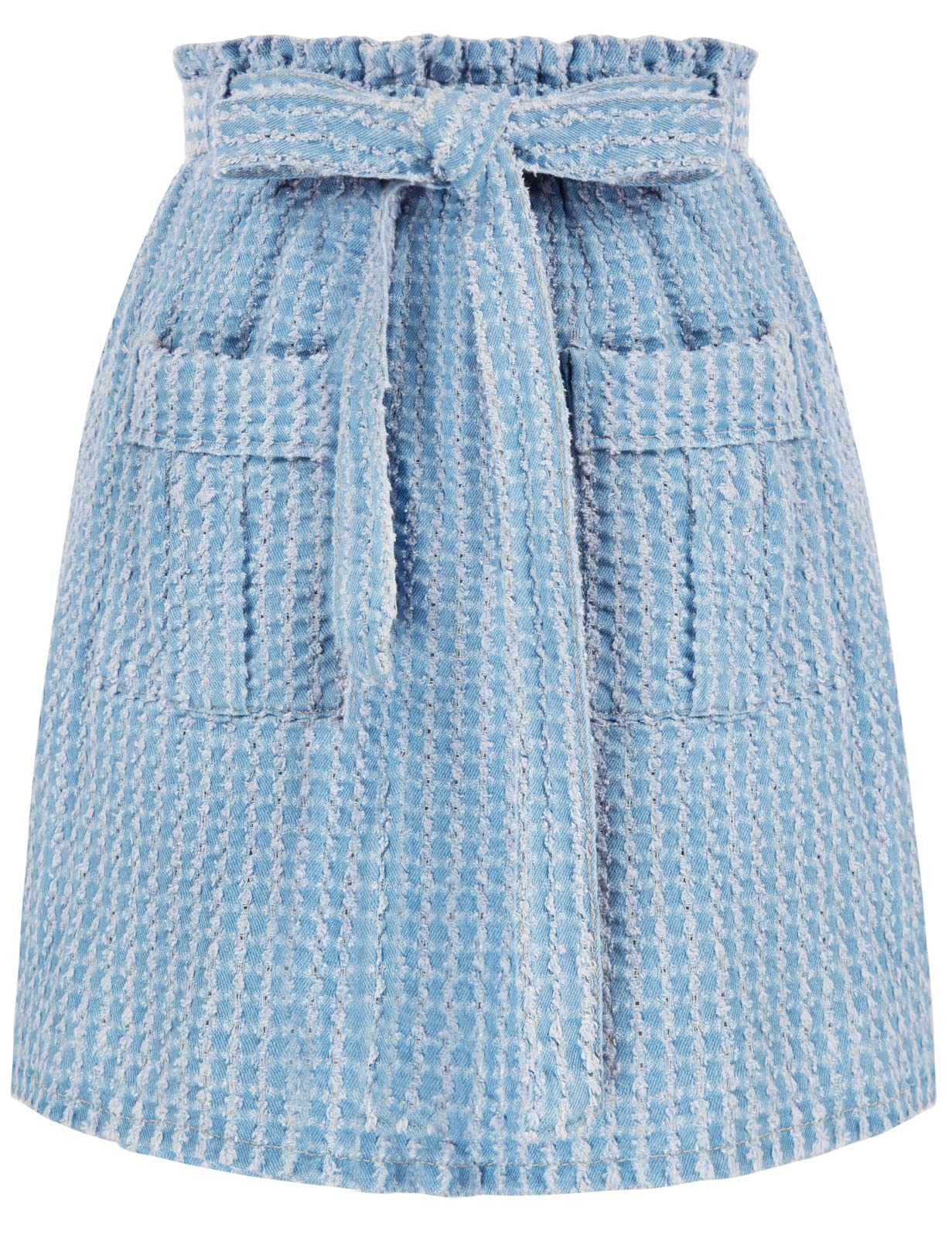 KANCY KOLE Women's High Waist Paperbag Short Skirt with Pockets - Casual A-Line Mini Skirt for Summer, S-XXL | Perfect for Office, Date Night & Vacation Outfits