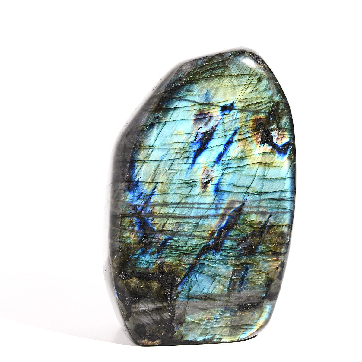 Natural Labradorite Free Form Polished Stone - Healing Crystal for Meditation, Home Decor & Jewelry Making | Spiritual Energy & Chakra Balancing