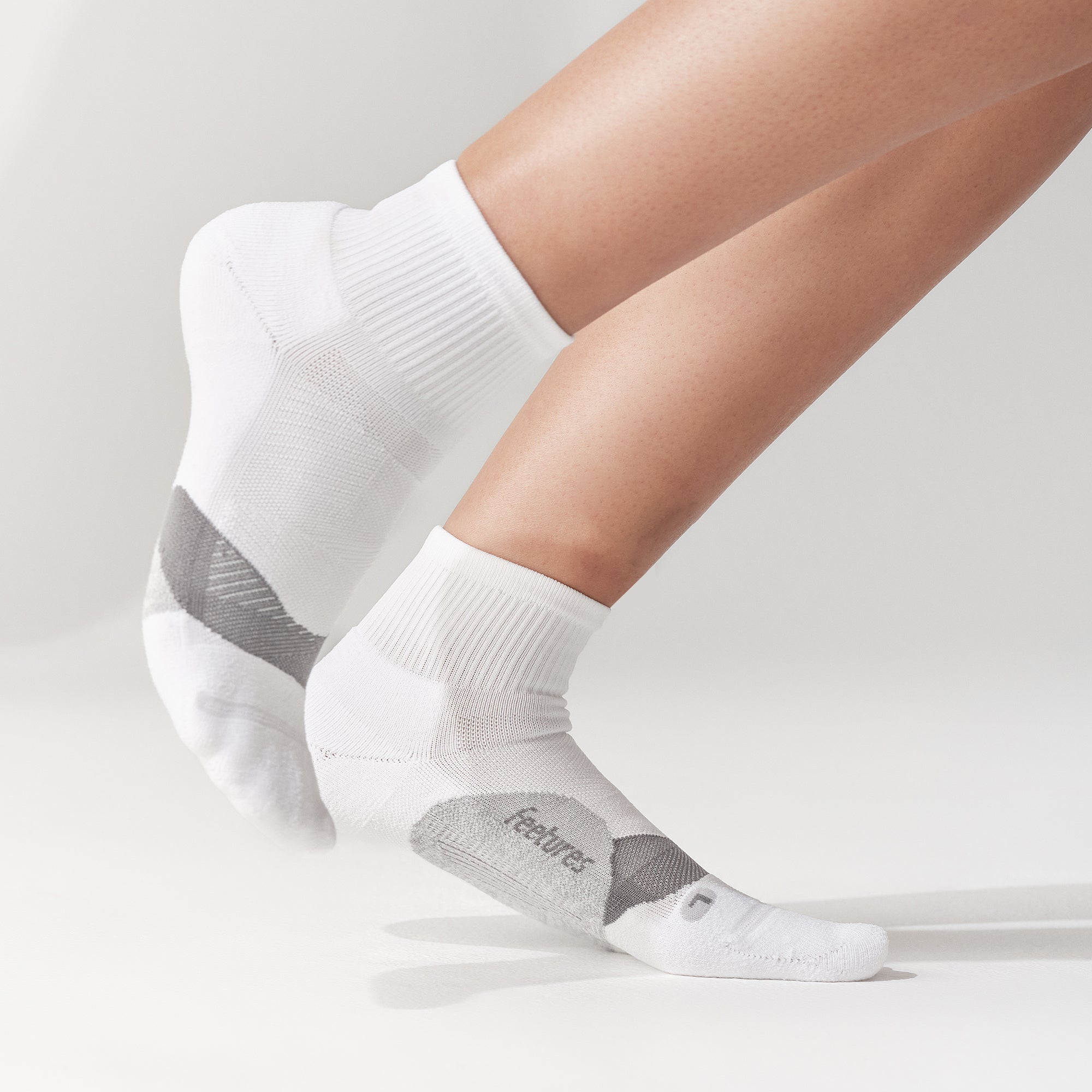 Elite Light Cushion Quarter Socks 3 Pack - Ultra Soft Breathable Athletic Socks for Running, Gym & Everyday Comfort