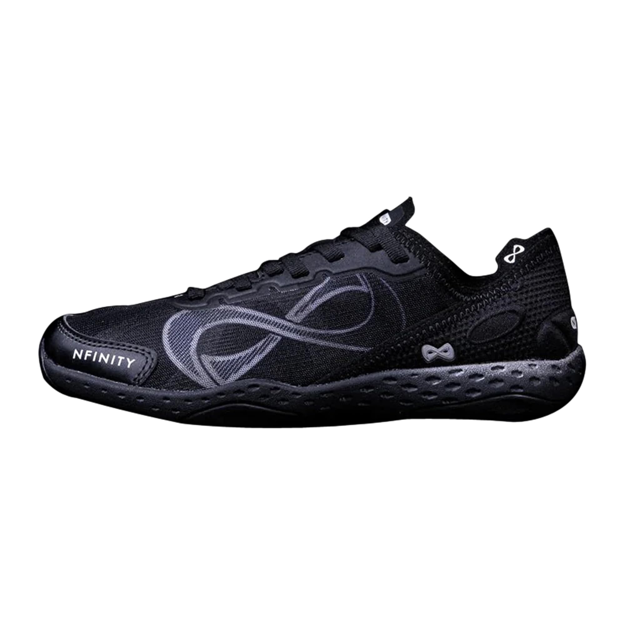 Nfinity Cheer Shoes - Alpha Black Cheerleading Sneakers for Women & Youth - Lightweight Athletic Shoes for Performance | Perfect for Cheer Practice, Competitions & Gym Workouts