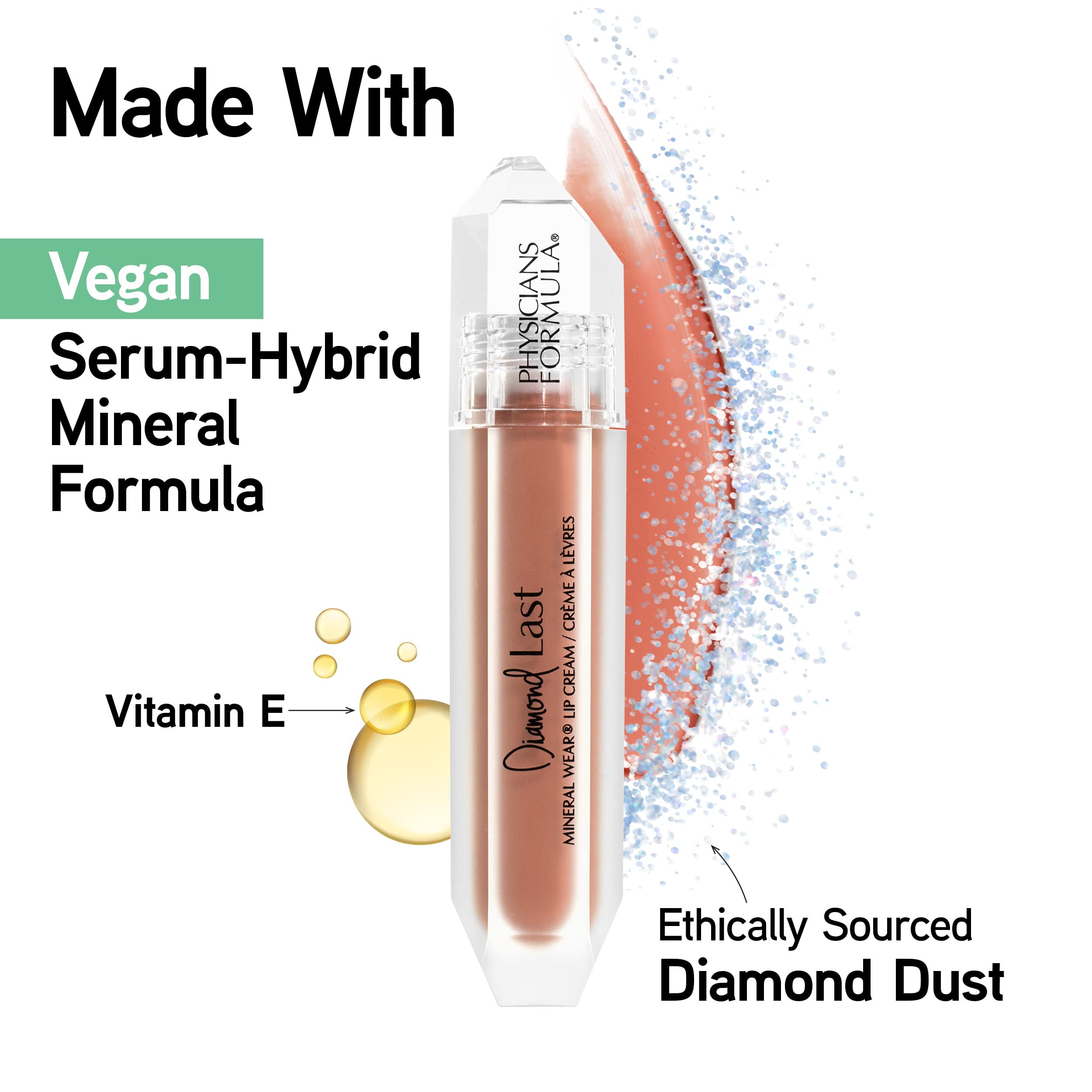 Physicians Formula Mineral Wear® Diamond Last Rose Quartz Loose Powder - Vegan, Talc-Free, Hypoallergenic Makeup for Sensitive Skin | Perfect for Everyday Wear & Special Occasions