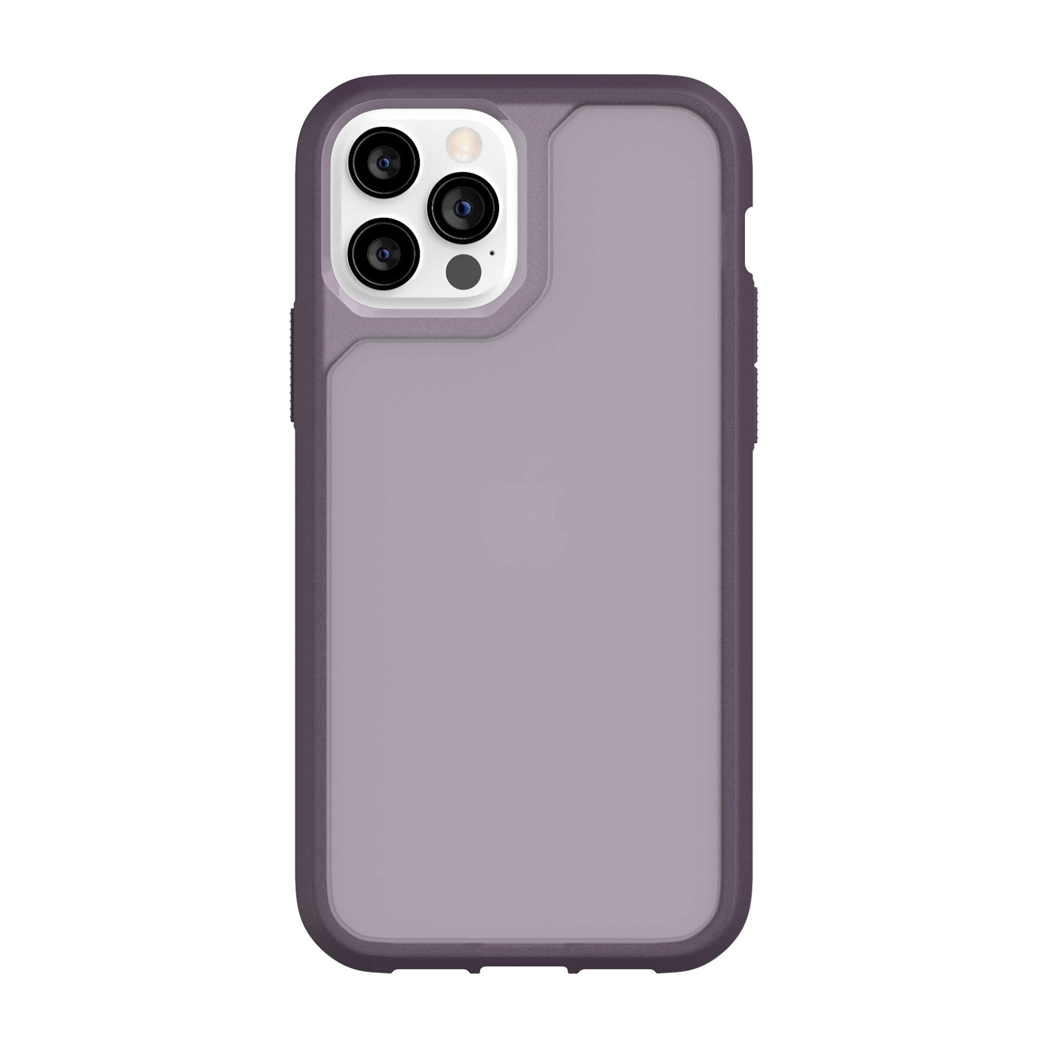 Griffin Survivor Strong GIP-048-PUR Rugged Protective Case for iPhone 12 & iPhone 12 Pro - Shockproof & Drop Protection - Purple | Perfect for Outdoor Adventures, Construction Work & Active Lifestyles