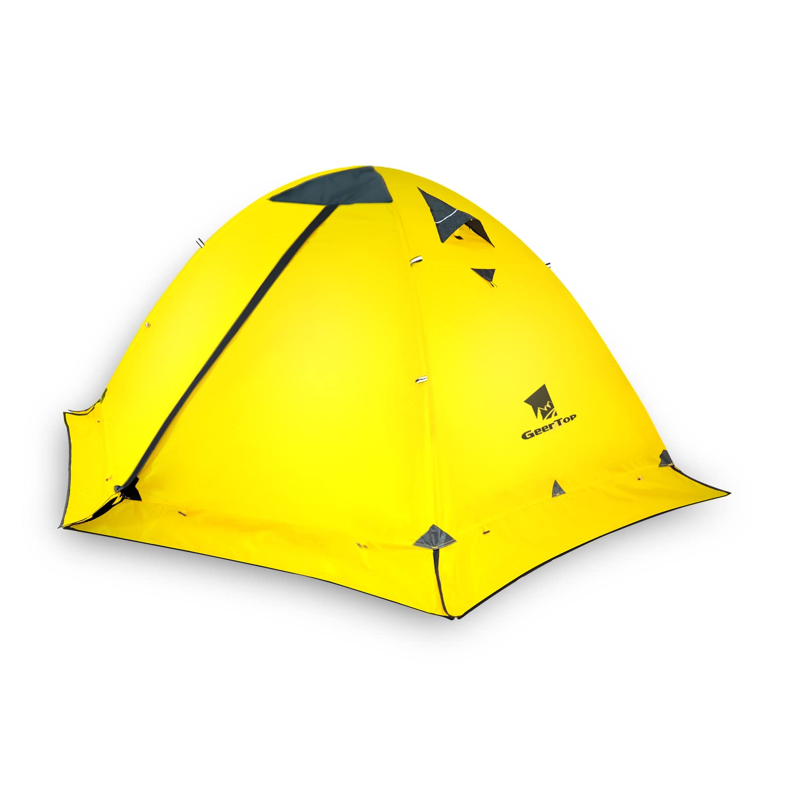 GEERTOP Ultralight 2 Person Backpacking Tent - 4 Season Waterproof Camping Tent with Double Layer for Cold Weather - Easy Setup for Family Camping, Hiking, Hunting & Outdoor Adventures - Perfect for Mountain Climbing and Travel Expeditions