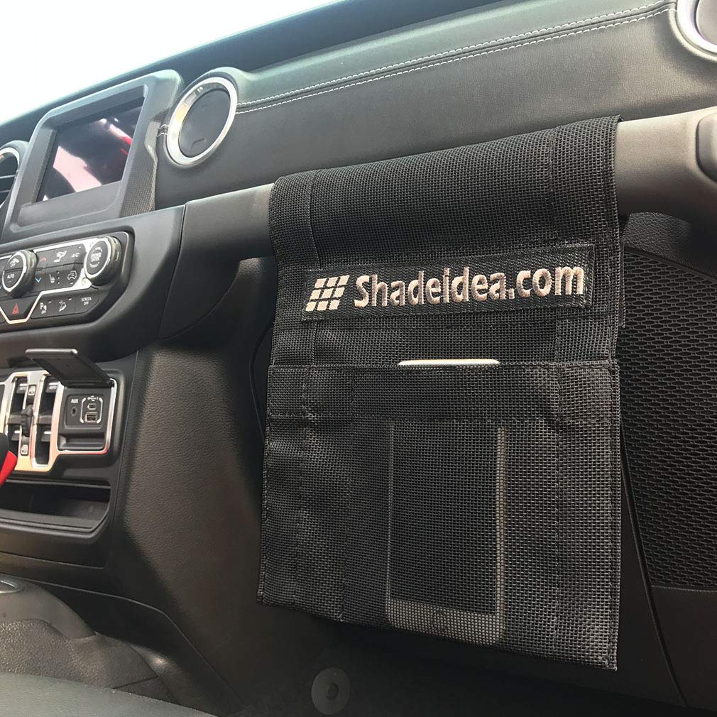 Shadeidea Black Vinyl Tonneau Cover for Jeep Wrangler JL & JLU 4-Door (2018-2024) | Waterproof Rear Trunk Cargo Cover | Fits Rubicon, Sahara, Sport S Models | Durable 3-Year Protection | Perfect for Off-Roading, Camping & Daily Commute