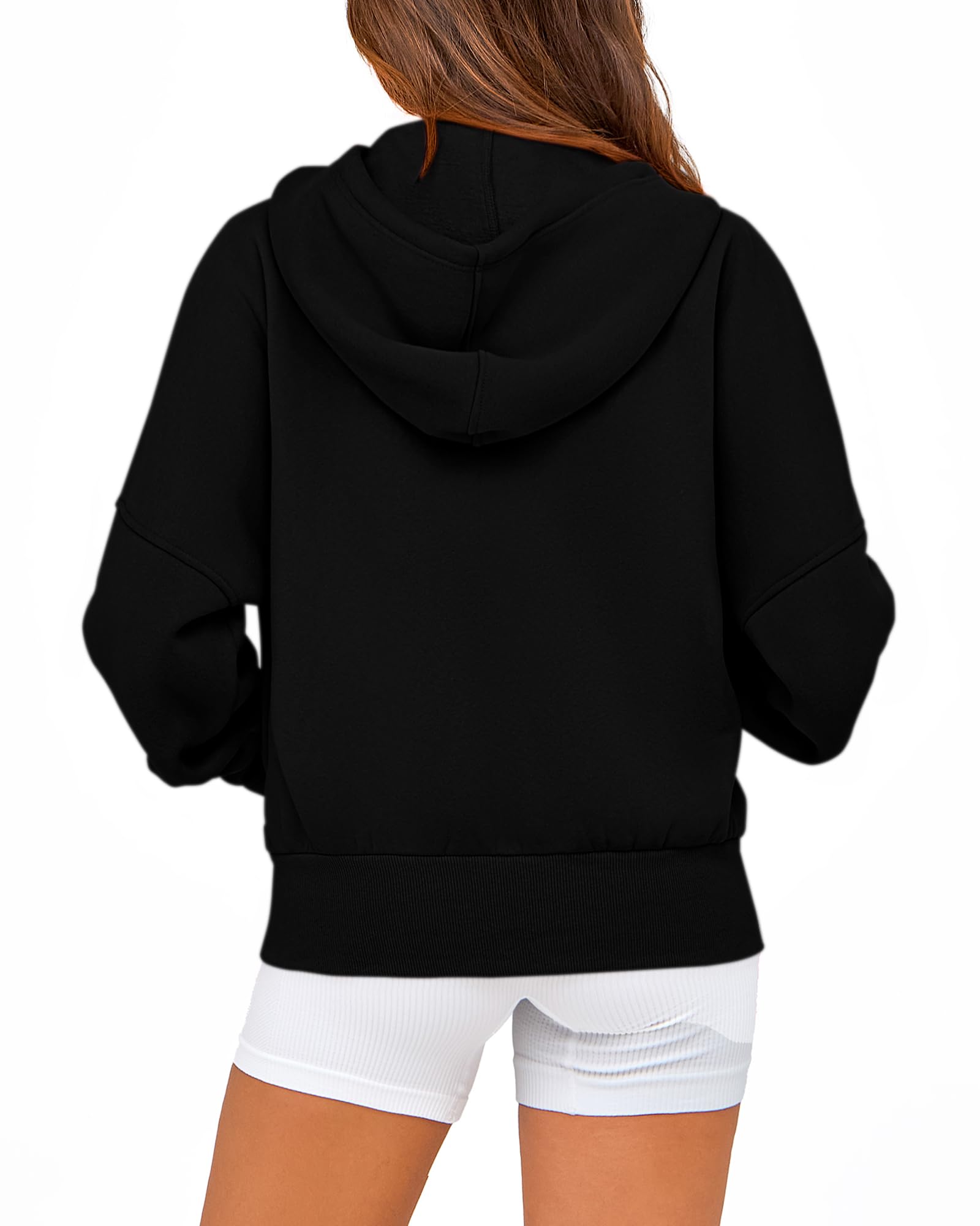 BTFBM Women's Zip Up Hoodies Long Sleeve Fleece Sweatshirt - Y2K Fashion Hooded Jacket for Fall Winter 2025 | Trendy Streetwear, Casual Outfits & Layering Essential
