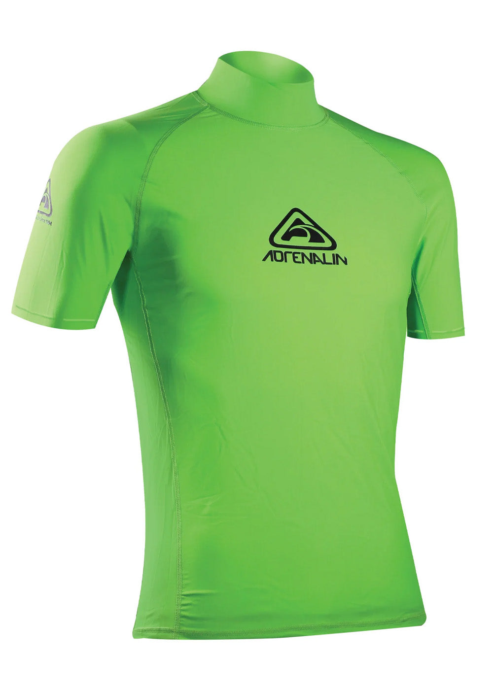 Adrenalin Adult High Visibility Short Sleeve Rash Guard - UV Protection Swim Shirt for Surfing, Swimming & Water Sports | Quick-Dry Performance Wear