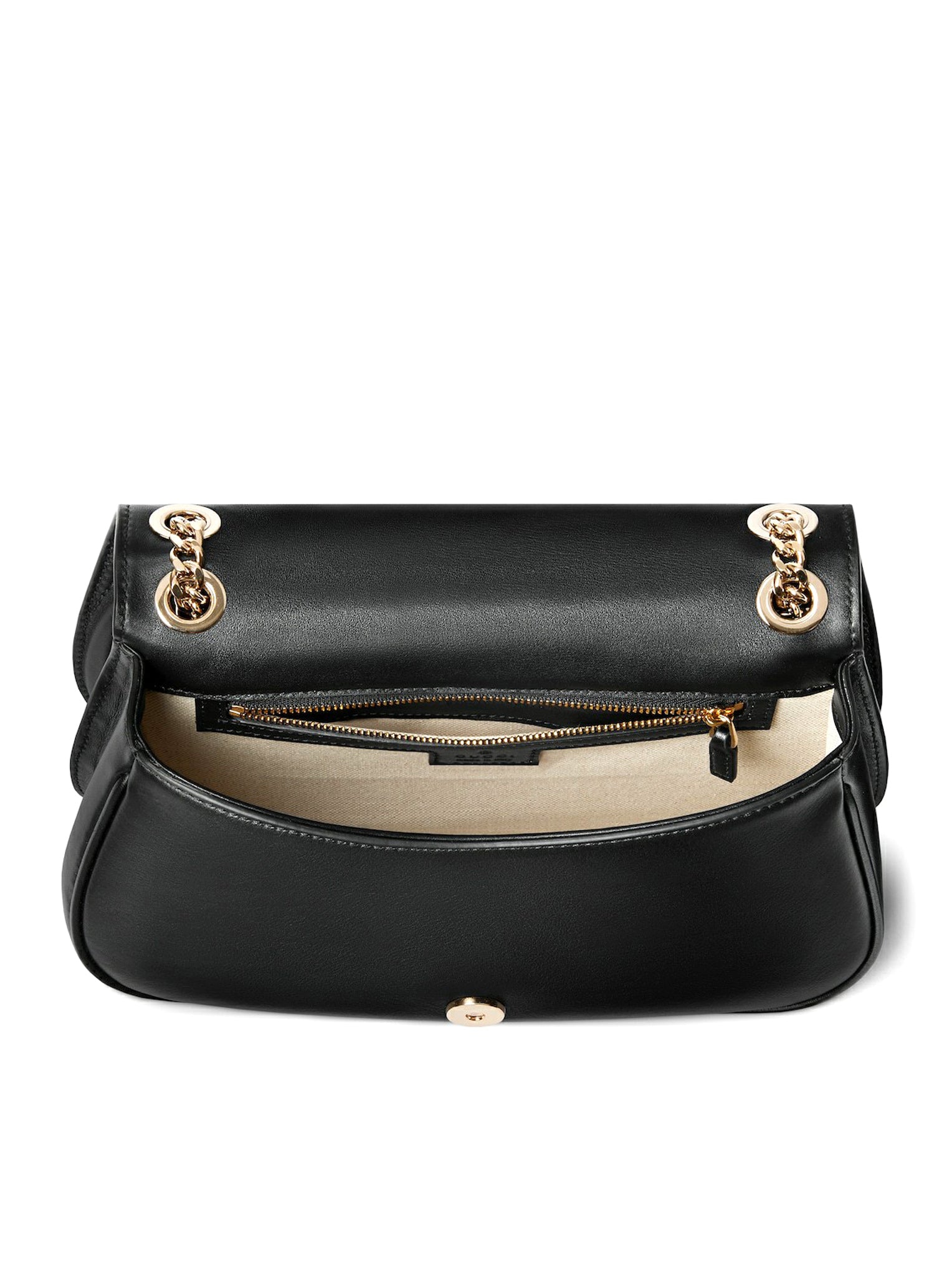 GUCCI BLONDIE Medium Shoulder Bag for Women - Luxury Leather Crossbody Purse with Chain Strap, Perfect for Work, Travel & Evening Out