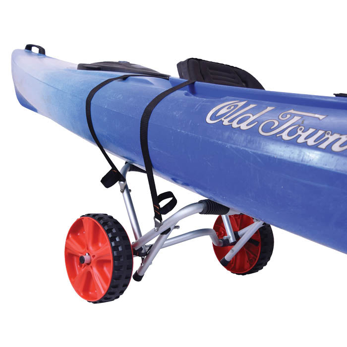 Malone Clipper TRX Deluxe Kayak Canoe Cart - Heavy Duty Watercraft Transport Carrier for Kayaking, Canoeing & Paddleboarding Adventures